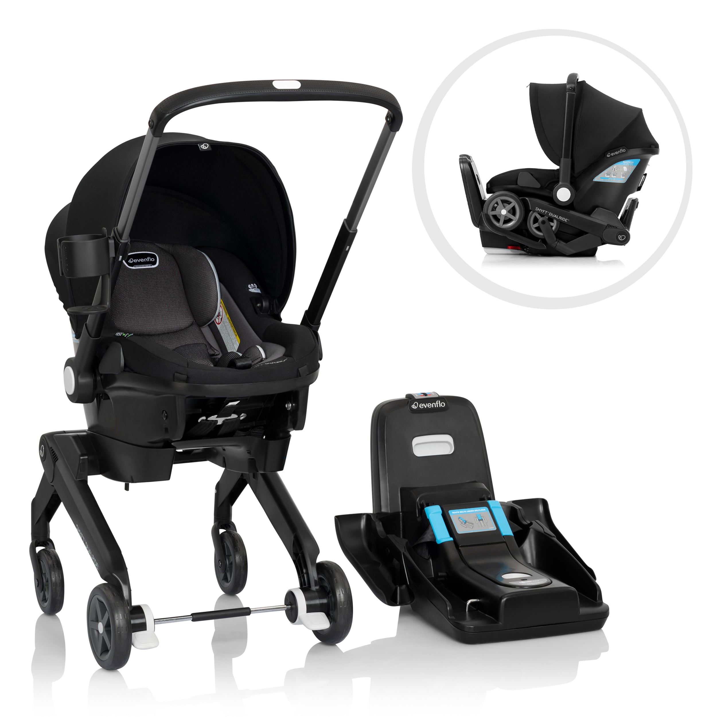 Shyft DualRide Infant Car Seat and Stroller Combo - Image 3