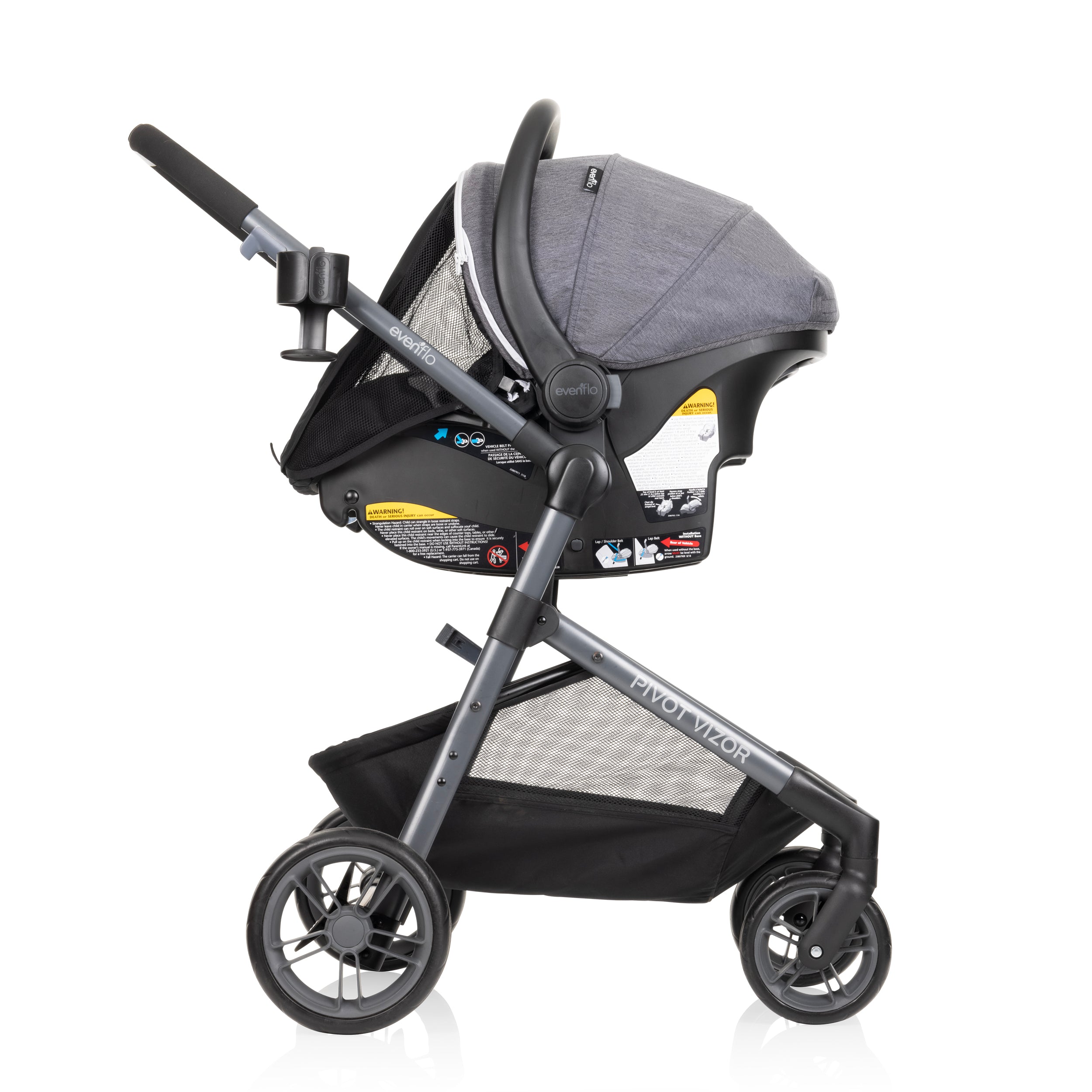 Pivot Vizor Travel System with LiteMax Infant Car Seat - Image 3
