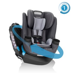 REO by Revolve360 Rotating Convertible Car Seat with Quick Clean Cover